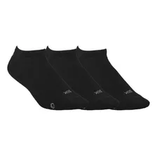 Tripack Soquetes De Algodón Negros Sox De01c