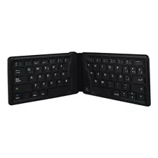 Teclado Multi-device / Dispositivo Bluetooth K-wallet Mk211 Color Del Teclado Negro Idioma Español Latinoamérica