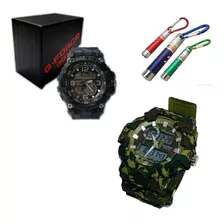 Reloj G Force Original Deportivo Hombre Camuflado + Obsequio