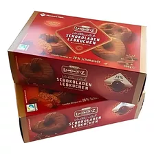 Kit 2 Pão De Mel Alemão Schokoladen Lebkuchen Caixa com 500g