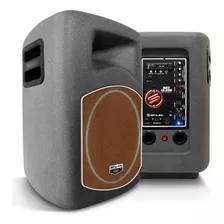 Caixa Som Ativa Shutt 480w Woofer + Driver Bivolt Bt Usb Led