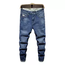 42 44 46 Jeans Masculinos Largos E Retos Com Elasticidade Pl
