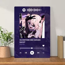 Genshin Quadro Spotify Tighnari Super Decoração Quarto Gamer