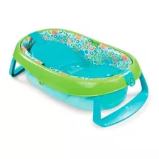 Bacha Baño Para Bebe Inflable Y Plegable Summer Color Verde