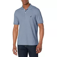 Polo Nautica Sleeve Solid Pique Gris