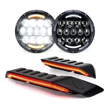 Faros Delanteros Led Xprite De 105 W Y Luz De Freno De Monta