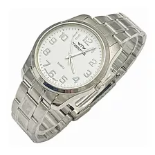 Reloj Montreal Ml Hombre Malla Acero Resistente Al Agua