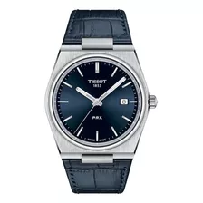 Relógio Tissot Prx Blue 40mm Couro Quartz T1374101604100