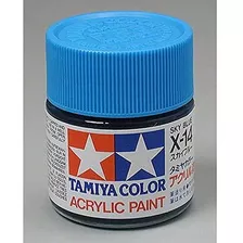 Tamiya America, Inc Acrílico X14 Brillo, Cielo Azul, Tam8101