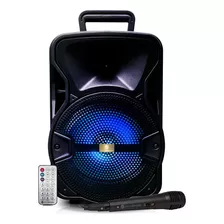 Parlante Sistema De Audio Multimedia 1000w Karaoke Sd-804 Color Negro