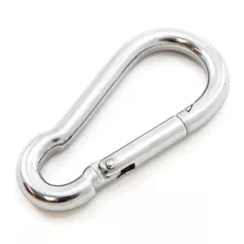 Arnes Mosqueton Gancho Carabiner Hook Acero Clip Hamaca 10cm