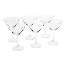 Conjunto 6 Taças Cristal Bohemia Cocktail 280ml - Rojemac Cor Única