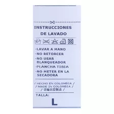 Marquillas Instrucciones De Lavado En Nylon 3cmx7cm 1000 Und