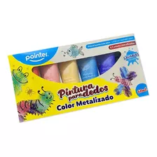 Set De Pintadedos Pointer (6 Colores) Metalizados