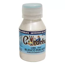 Kit De 3 Unidades Pintura Acrílica Blanco Perlado 60 Ml