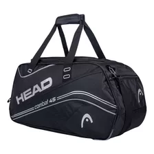 Bolso Deportivo New Combat 45 Negro Plata Head 