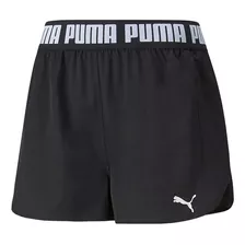 Short Puma Train Puma Strong Woven 3 Short Negro Mujer