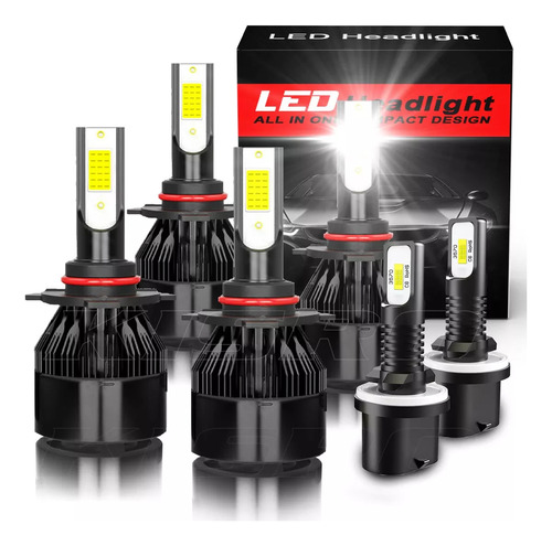 Kit De Led Focos Antiniebla 6000k 8000lm Para Serie Chevy chevrolet SONORA