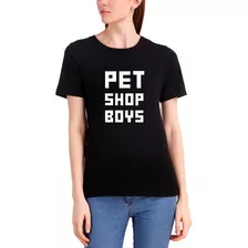 Show Pet Shop Boys Banda Anos 80 Camiseta Babylook 