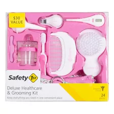 Set Completo Higiene Y Cuidados Del Bebé Premium Color Rosa