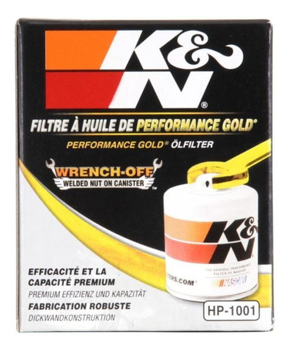 Filtro De Aceite K\u0026n Chevrolet Aveo5 1.6l 2006 A 2008 Hp-1001 Foto 2