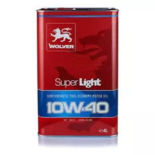 Aceite Para Motor Wolver Super Light 10w40 Para Autos, Pickups & Suvs X 4lts