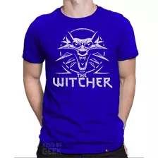 Camiseta The Witcher Geralt De Rívia Camisa Lobo Série Jogo