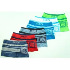 Kit 6 Cuecas Boxer Infantil Juvenil Microfibra 0 A 12 Anos