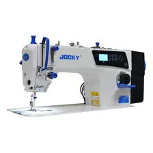 Máquina Recta Electrónica Industrial Jocky Corte Hilo Jk-m5 Color Blanco