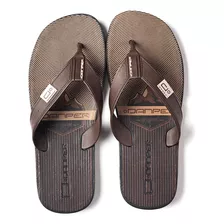 Chinelo De Dedo Masculino Adulto Barcelona Marrom Danper