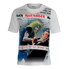 Camiseta Premium Iron Maiden Be Quick Or Be Dead