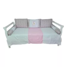 Kit Cama Babá Bicama 6 Pç Quarto Bebê Ursa Princess Princesa