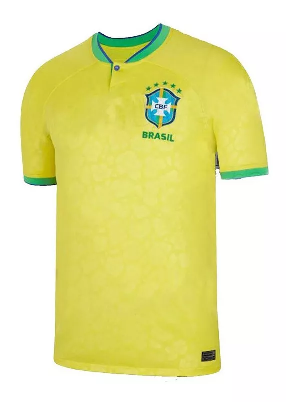 Camiseta Brasil Camiseta Blusa Copa Del Mundo Qatar Top