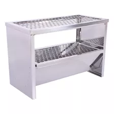 Churrasqueira 50cm Reposição Carrinho De Churrasco Inox R2 Cor Prateado