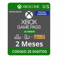 Xbox Game Pass Ultimate 2 Meses - 25 Digitos
