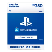 Cartao Playstation Psn Gift Card Br R$ 250 Reais Instantâneo