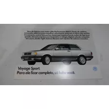 Raro Folder Voyage Sport 1994 Original Brochura Prospecto