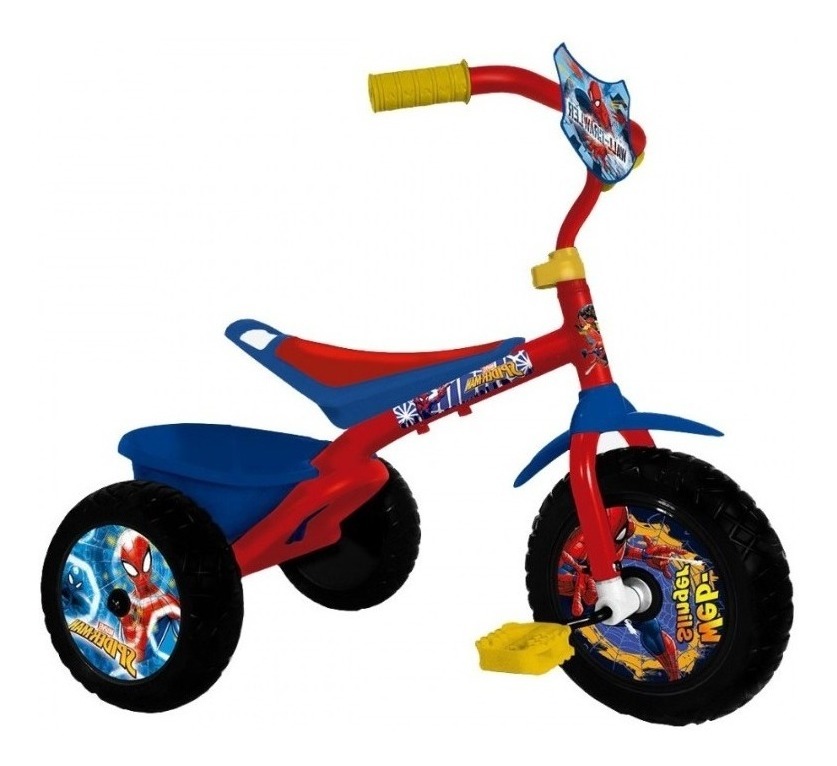 Triciclo Infantil Mid Spiderman Niños Unibike 6001