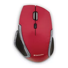 Verbatim Mouse 99018 Led Inalambrico 6 Botones Rojo