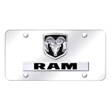 Marco De Placa Frontal Negro Logotipo Ram De Car Store,...