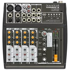 Mesa De Som Soundcraft 6 Canais Sx602 Fx Usb Sx 602 Fx Mixer