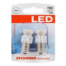 Bombilla De Led Ámbar 1156 (2 Unidades), 7506, Blanco