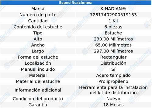 1 Herramienta P/dist Pursuit L4 2.2l 05 Al 06 Knadian Foto 3