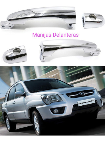 Manijas Exterior Kia Sportage Fq - Lx Cromadas Originales Foto 6