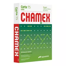 Resma Papel Carta - Chamex, 500 Hjs 75 Grs