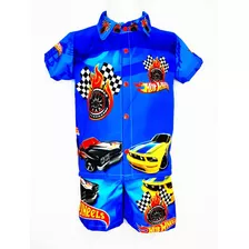 Conjunto Infantil Hot Wheels Menino Aniversário