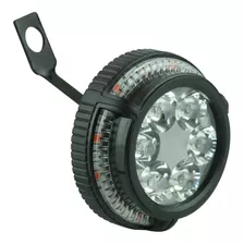 Par Faro 6 Led Contorno Rgb Multicolor 5 Funciones Moto Auto