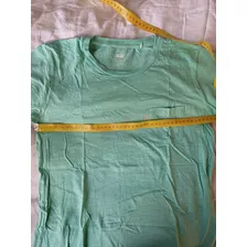 Polera Levis S Usada Como Nueva. Verde Agua