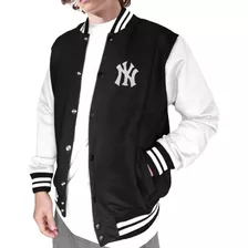 Jaqueta New York Ny Moletom College Bordado Yankees Blusa