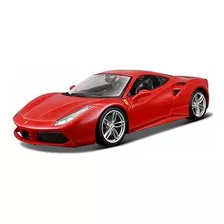 Burago 118 Scale Diecast 1816008 Ferrari 488 Gtb Rosso Rojo